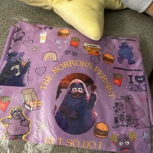 Vintage lavender Graphic tee with McD’s Grimace 💜🍔  UNISEX🔮